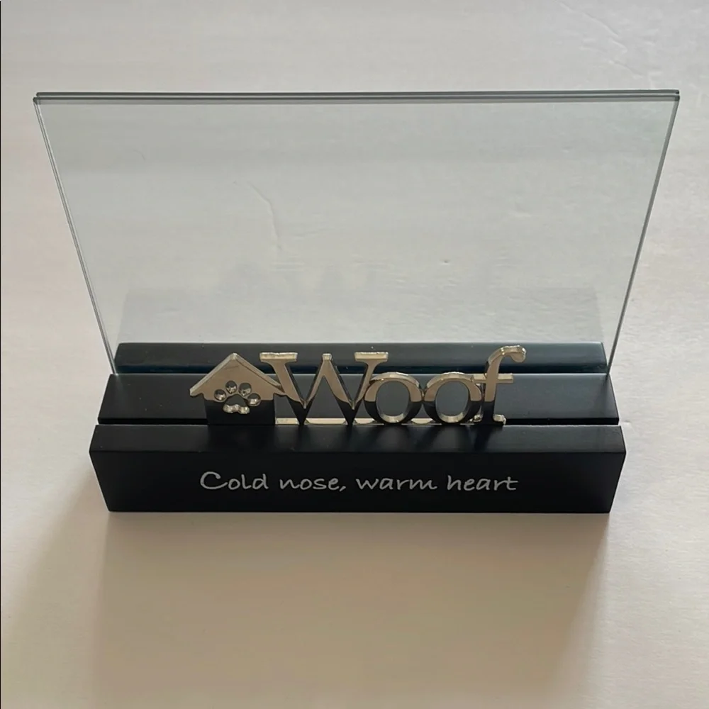 Malden Silver 'Woof' Glass Picture Frame‎